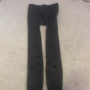 Amazon fleece lined Halloween tights size S